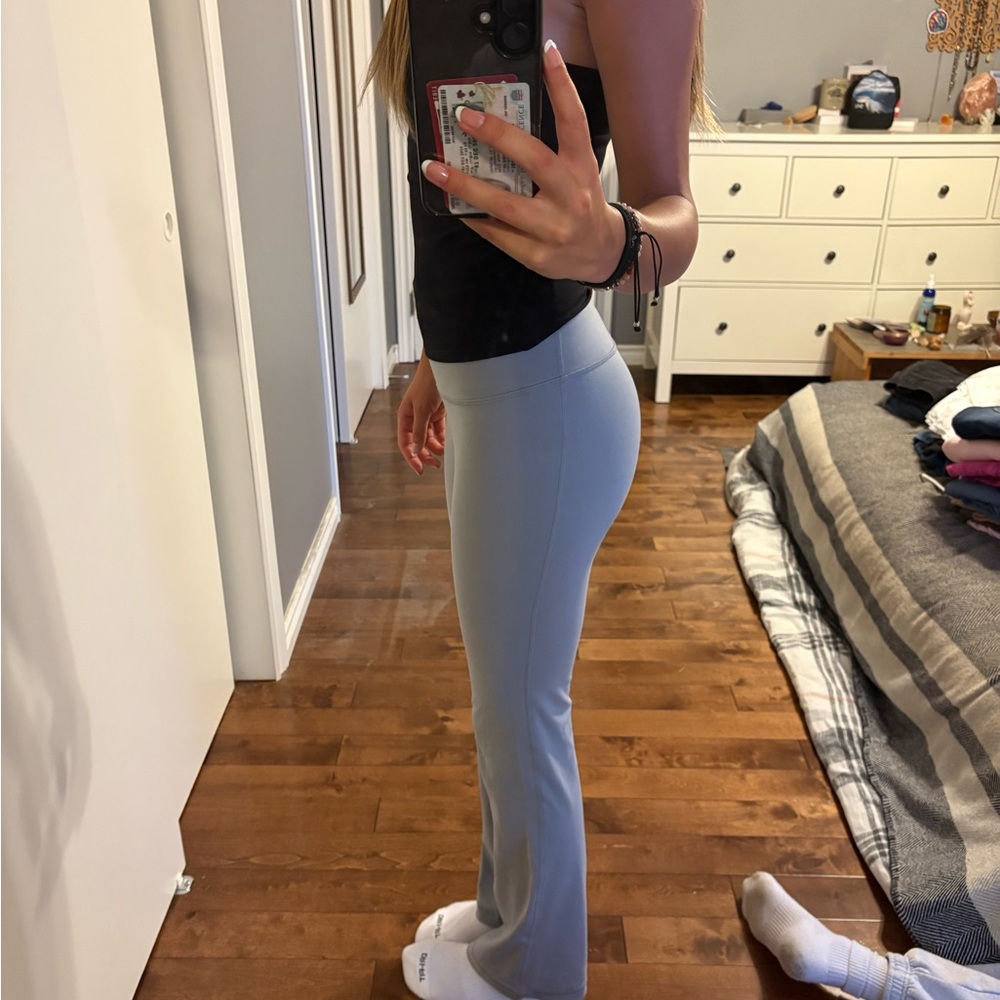 Athletic Works Women's Gray Flare Leggings
